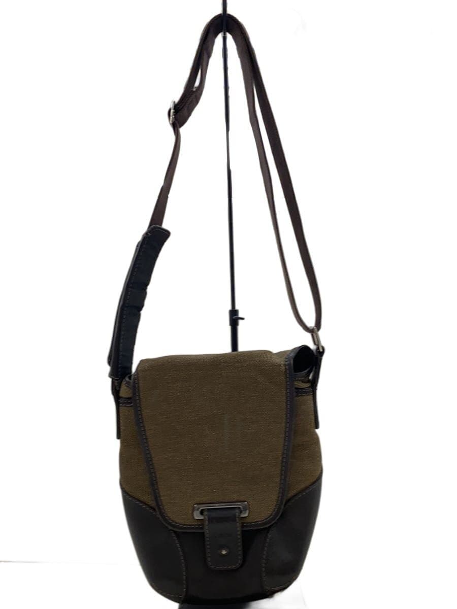 dunhill MOTORITIES Shoulder Bag Canvas BRW Solid
