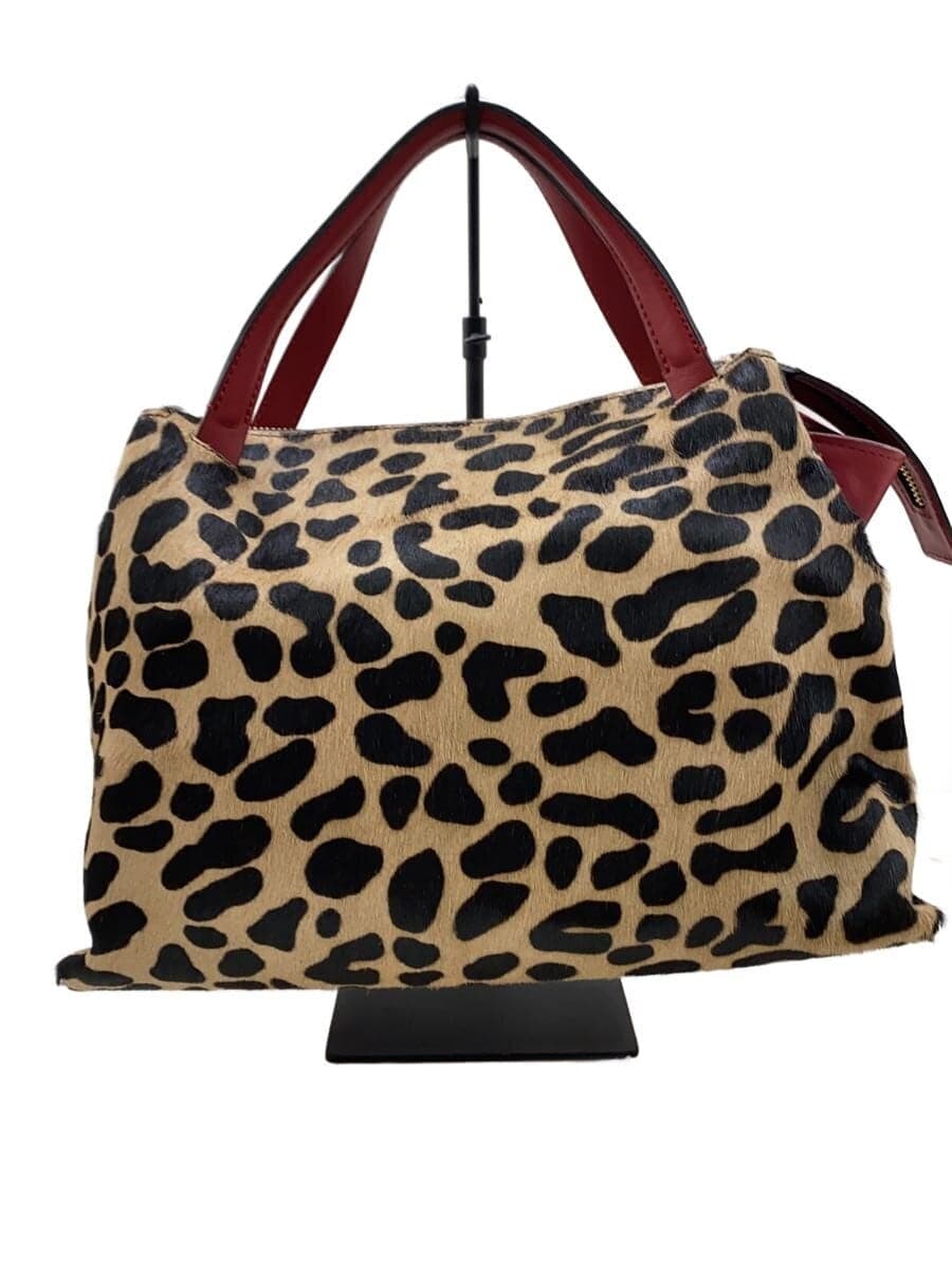 GIANNI CHIARINI Tote Bag BLK Leopard