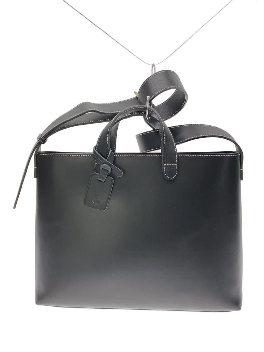 Tsuchiya Kaban Bag Cowhide BLK Diario 2-way Tote