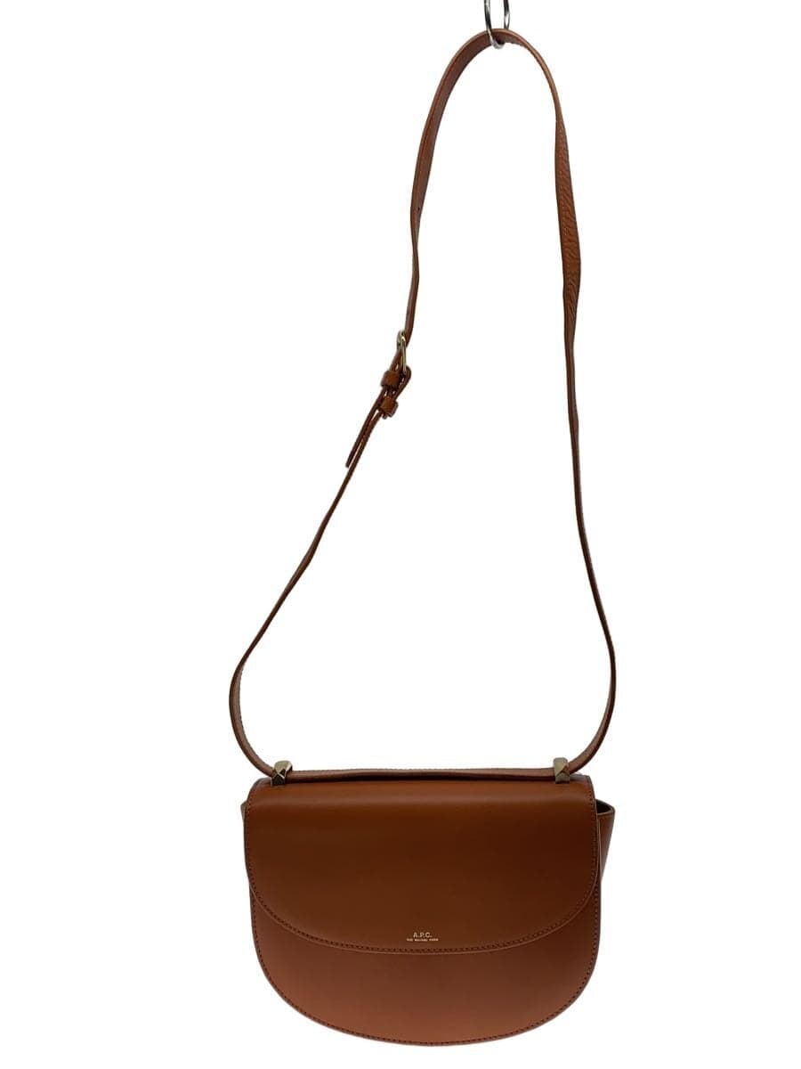 A.P.C. Shoulder Bag -- BRW Solid Color 149947 With Scratches