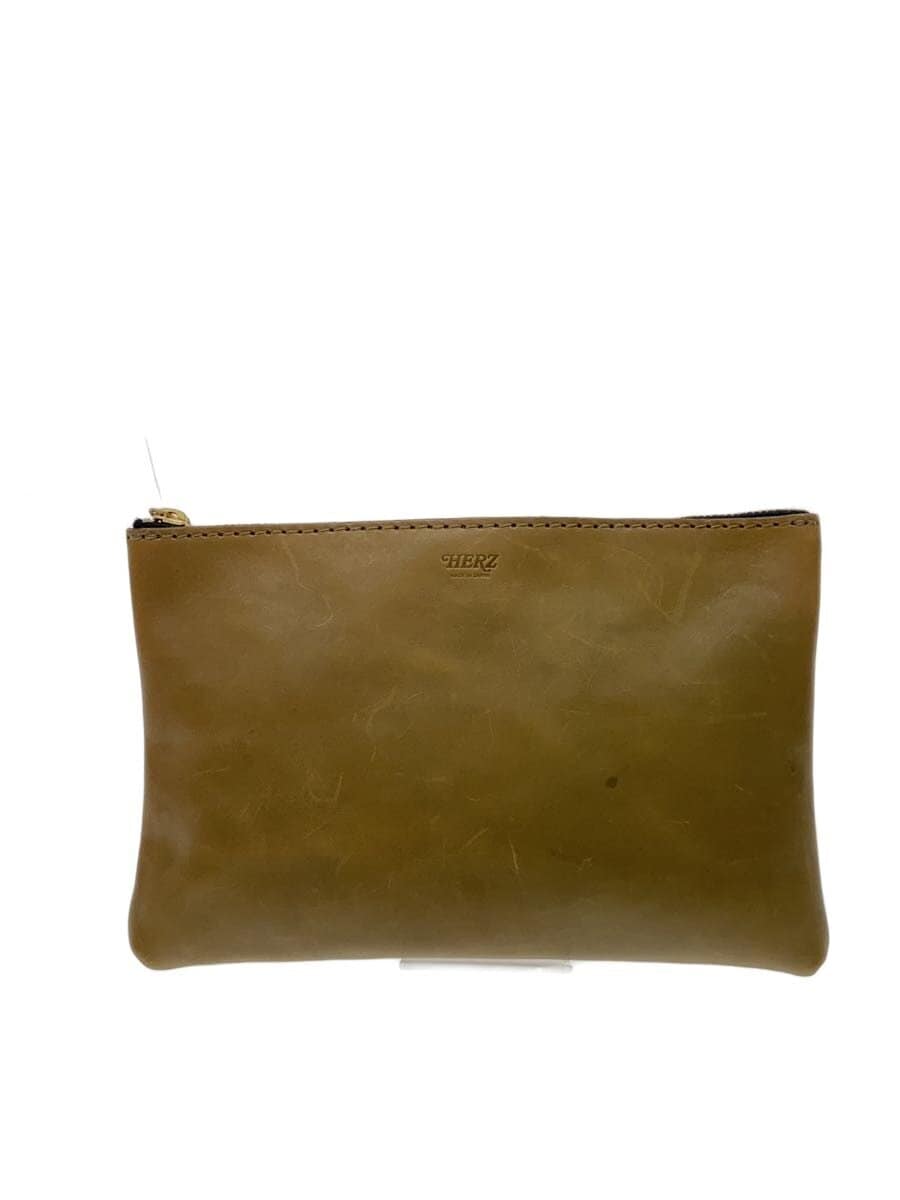 HERZ Stain Pouch Leather KHK