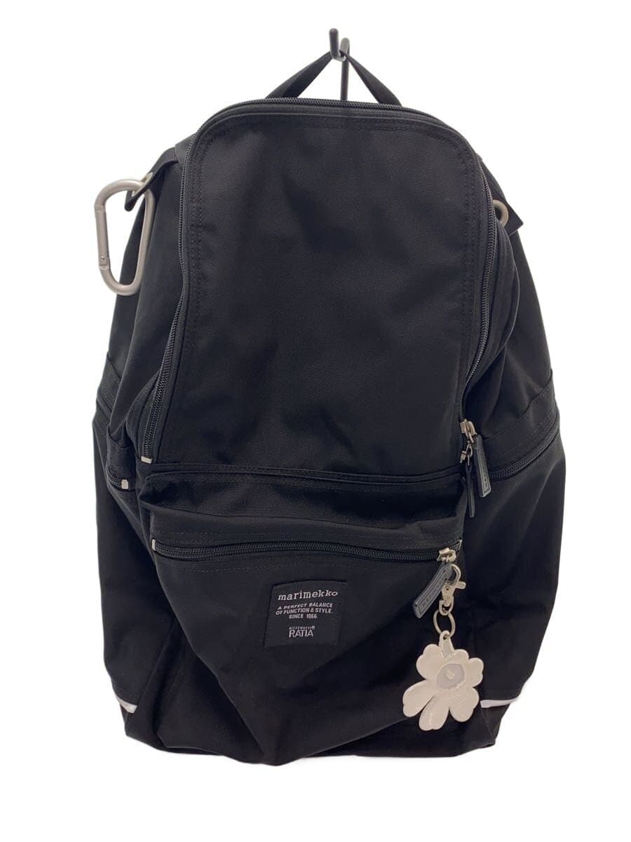 marimekko BUDDY Buddy Unikko Reflector Charm Backpack Nylon BLK Solid 026994