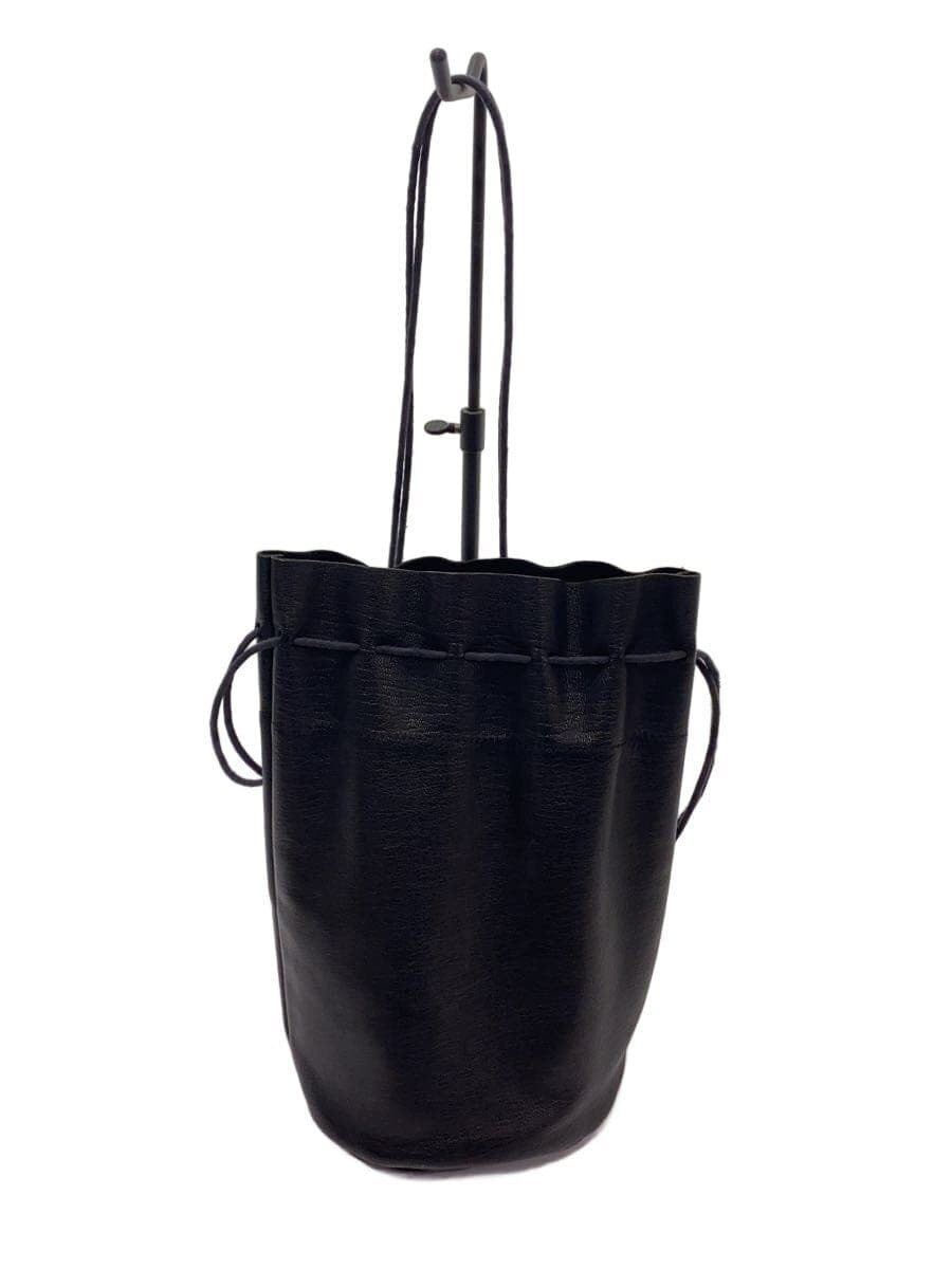 REN Drawstring Bag Corner Scuff Cowhide BLK