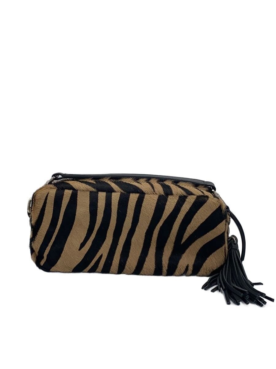 GIANNI CHIARINI shoulder bag BEG animal hair-on leather