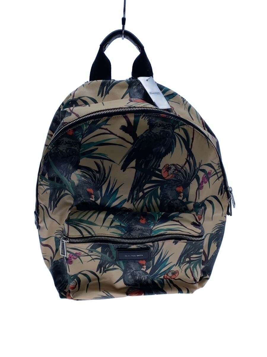 PS Paul Smith Backpack PVC BEG All Over Pattern