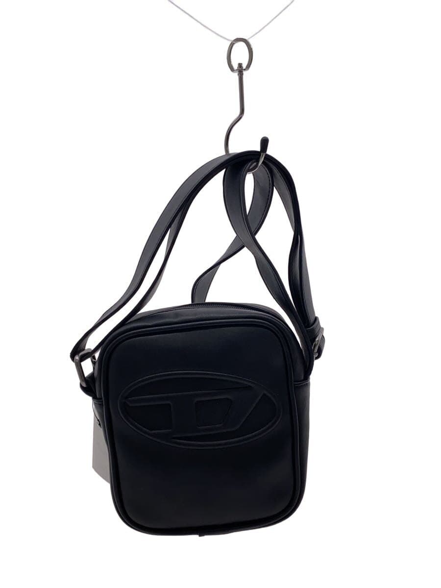 DIESEL Shoulder Bag Leather BLK X08353 P4445