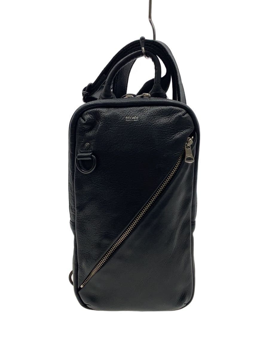 DECADE Shoulder Bag Leather BLK