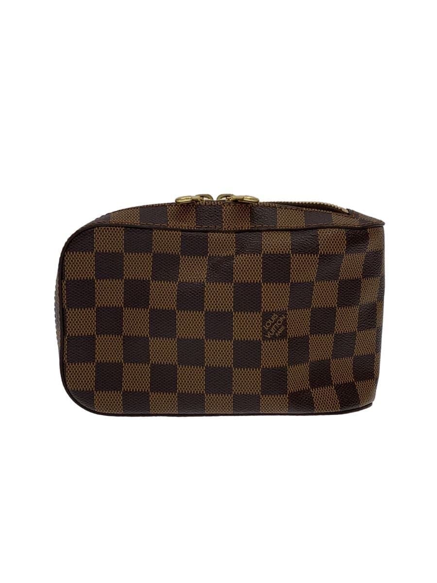 LOUIS VUITTON Geronimos_Damier Ebene PVC BRW All Over Pattern