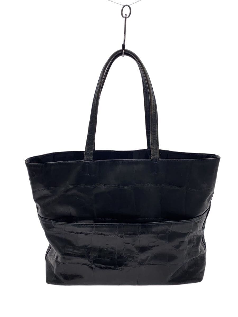 aniary Tote Bag Leather BLK Solid