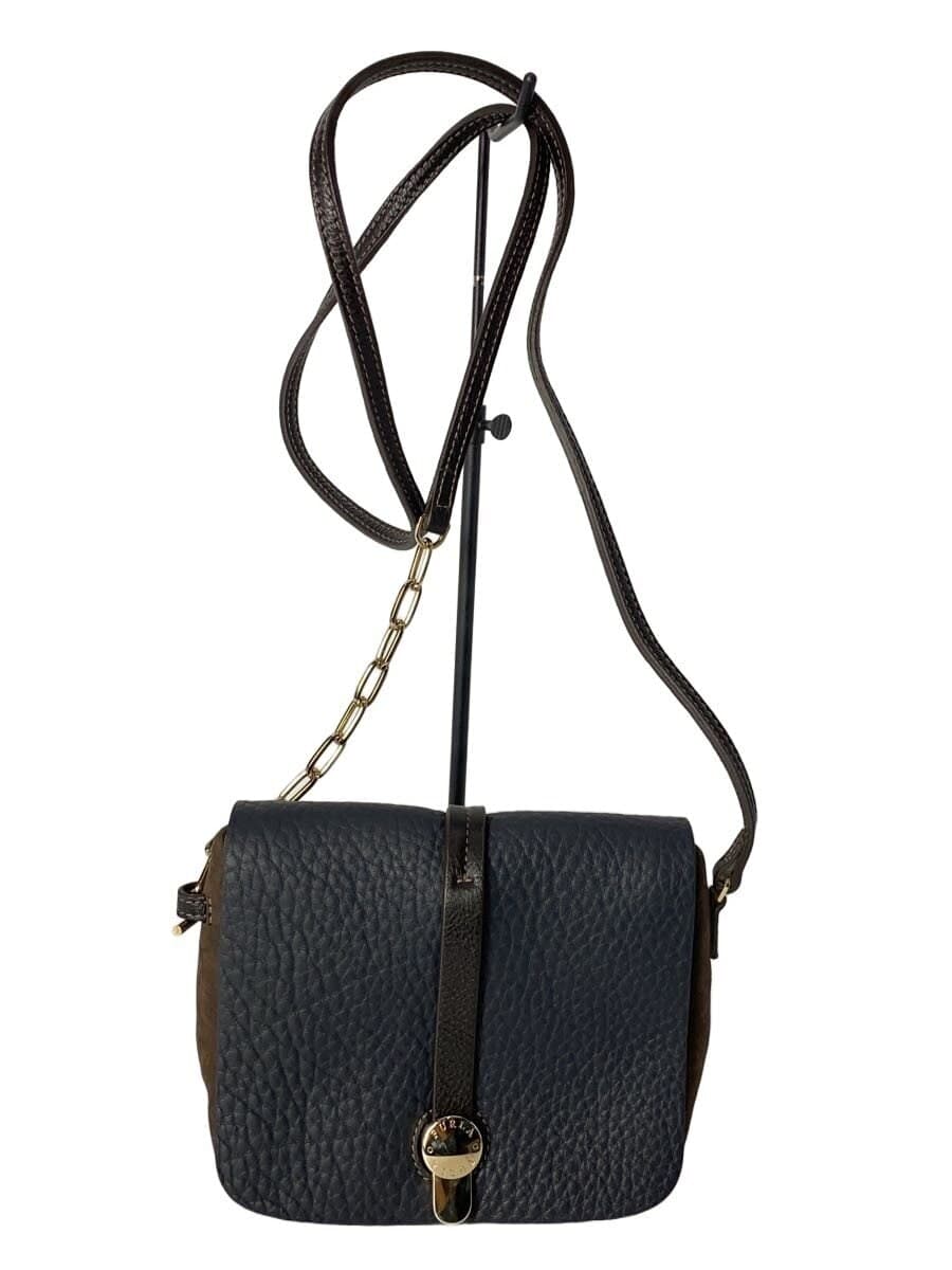 FURLA Shoulder Bag Leather NVY
