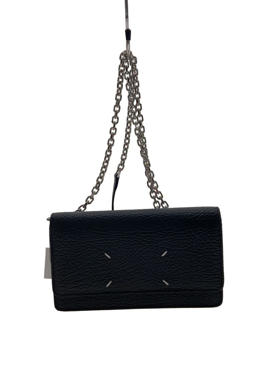 Maison Margiela shoulder bag leather black plain