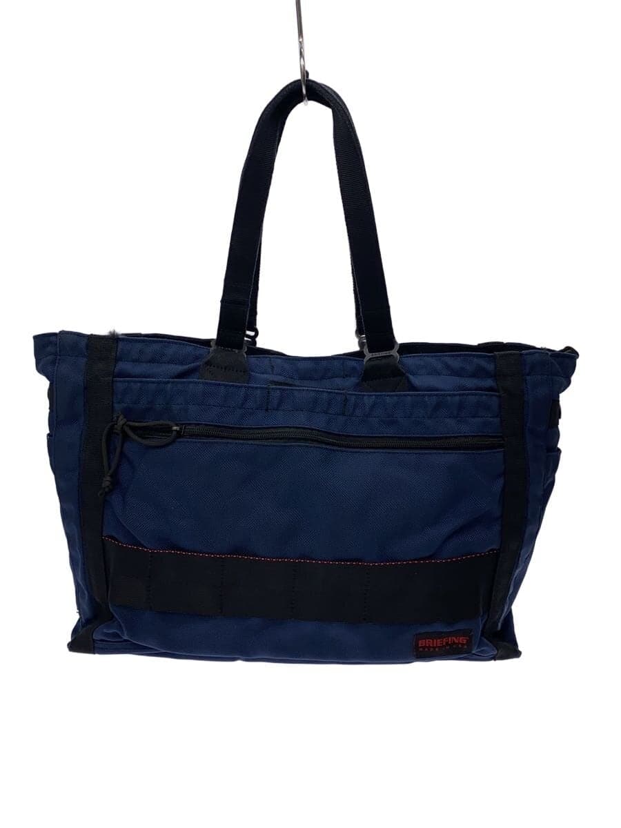 BRIEFING Briefcase Nylon Navy Solid Color