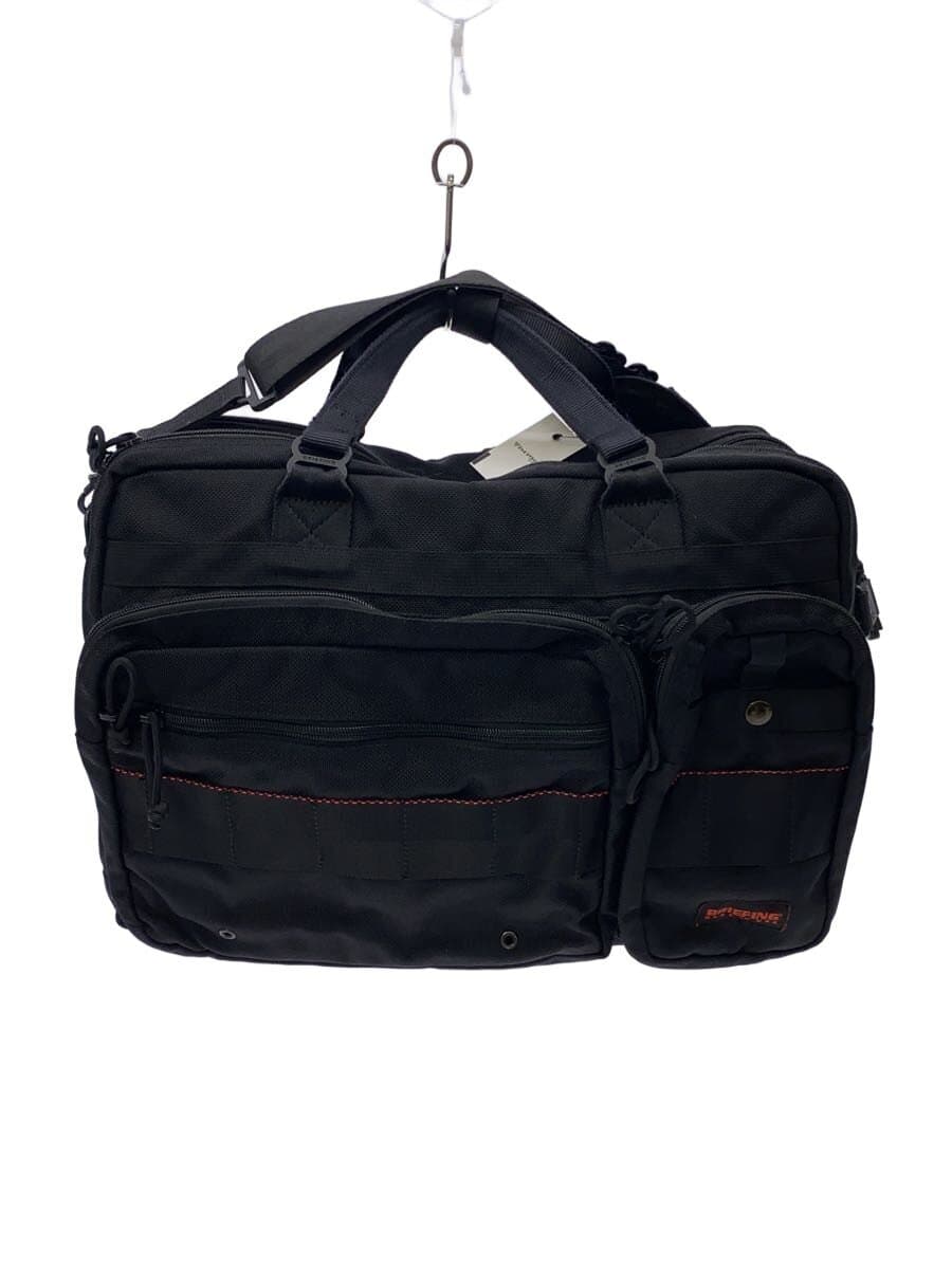 BRIEFING Briefcase Nylon Black Solid Color