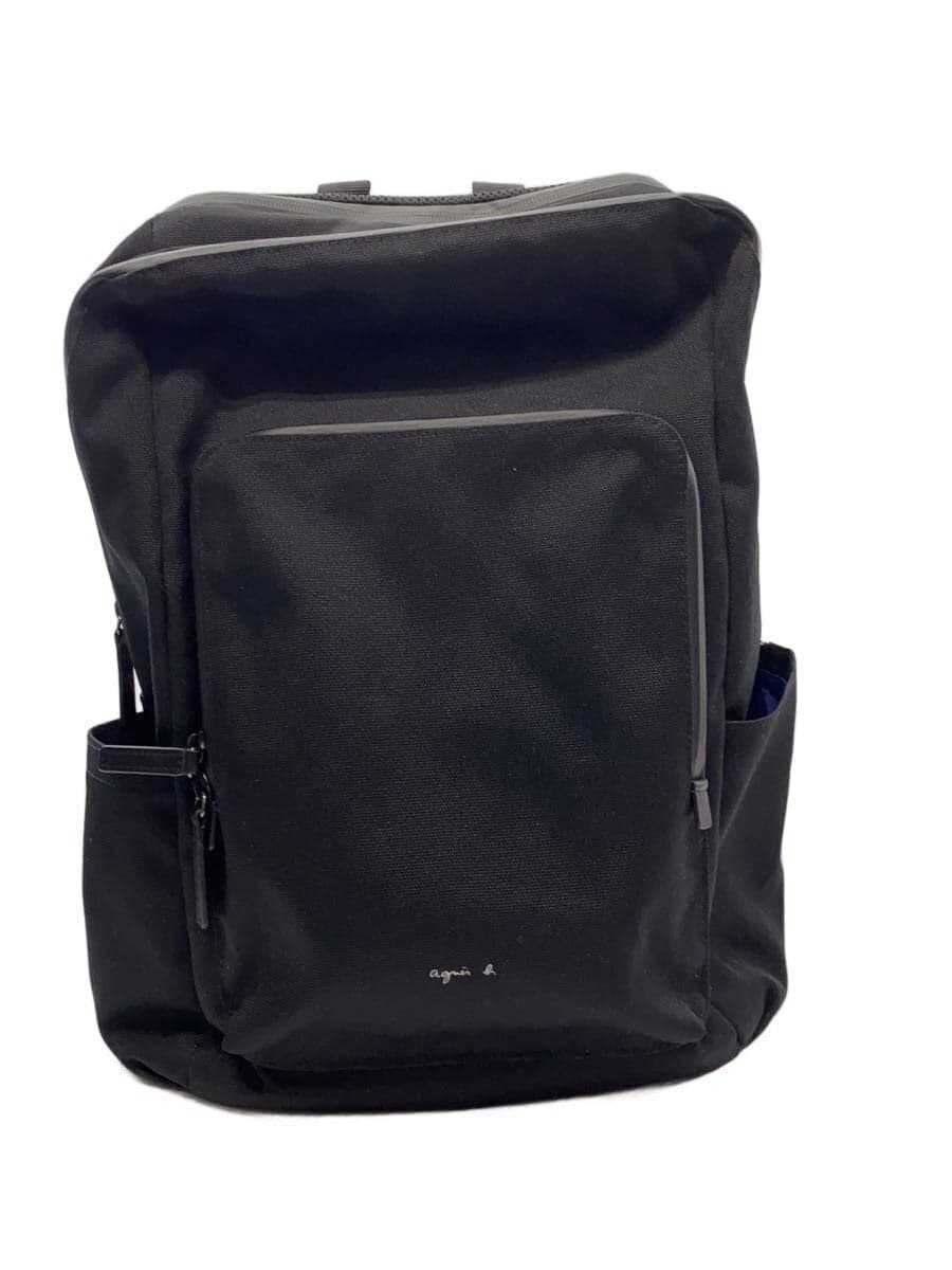 agnes b VOYAGE backpack nylon black MH02B-05