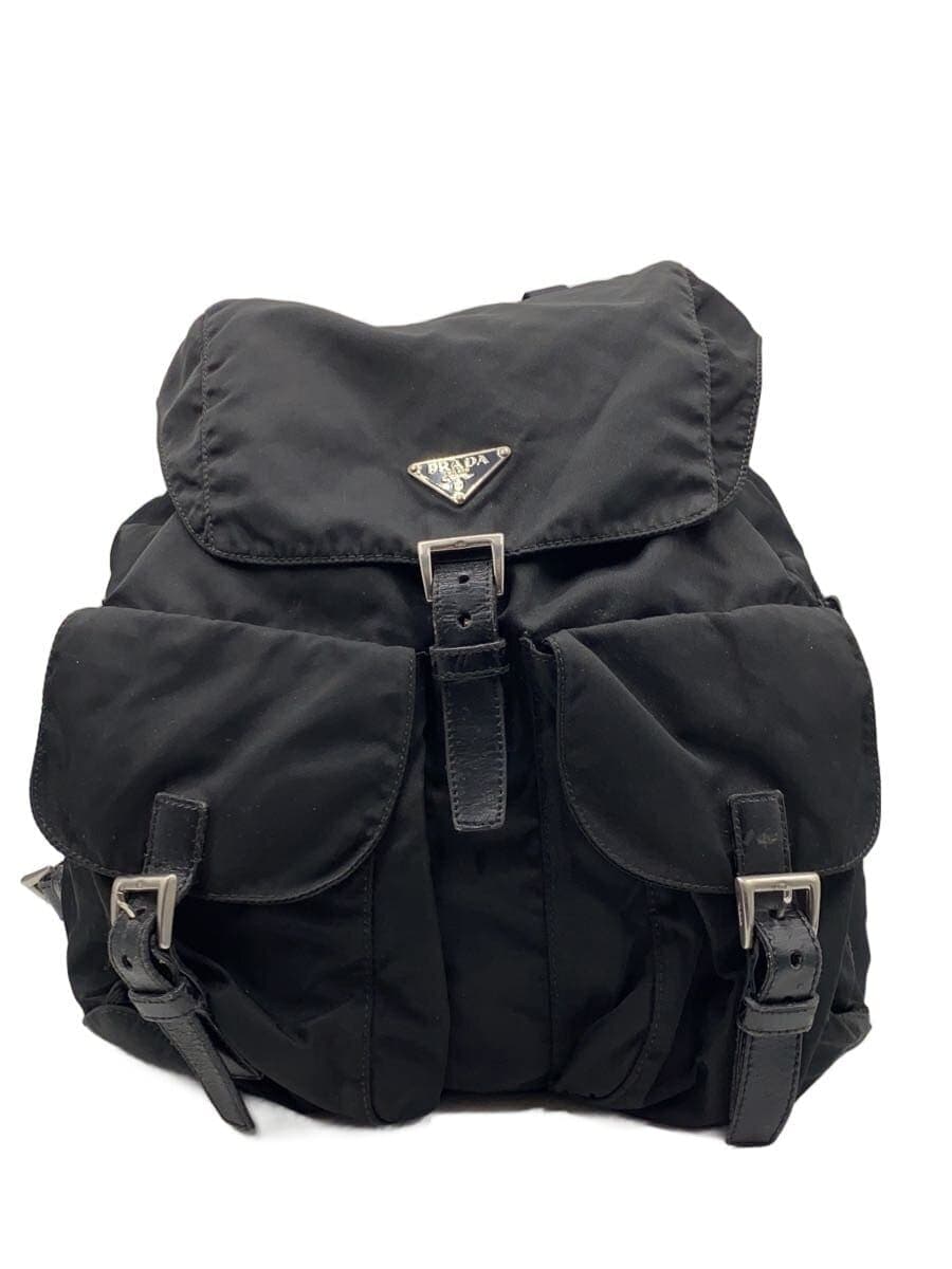 PRADA Backpack Nylon Black