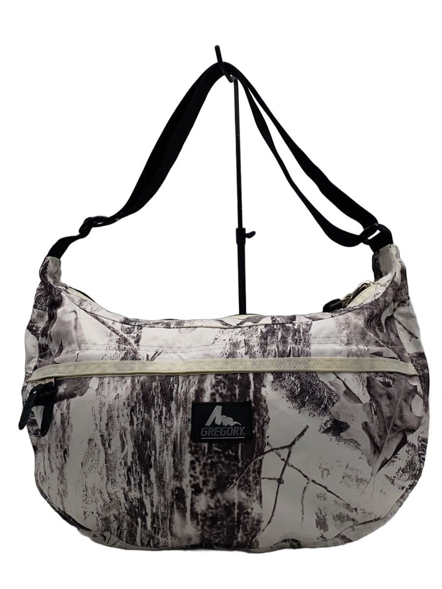 GREGORY Shoulder Bag Canvas White All-over Print