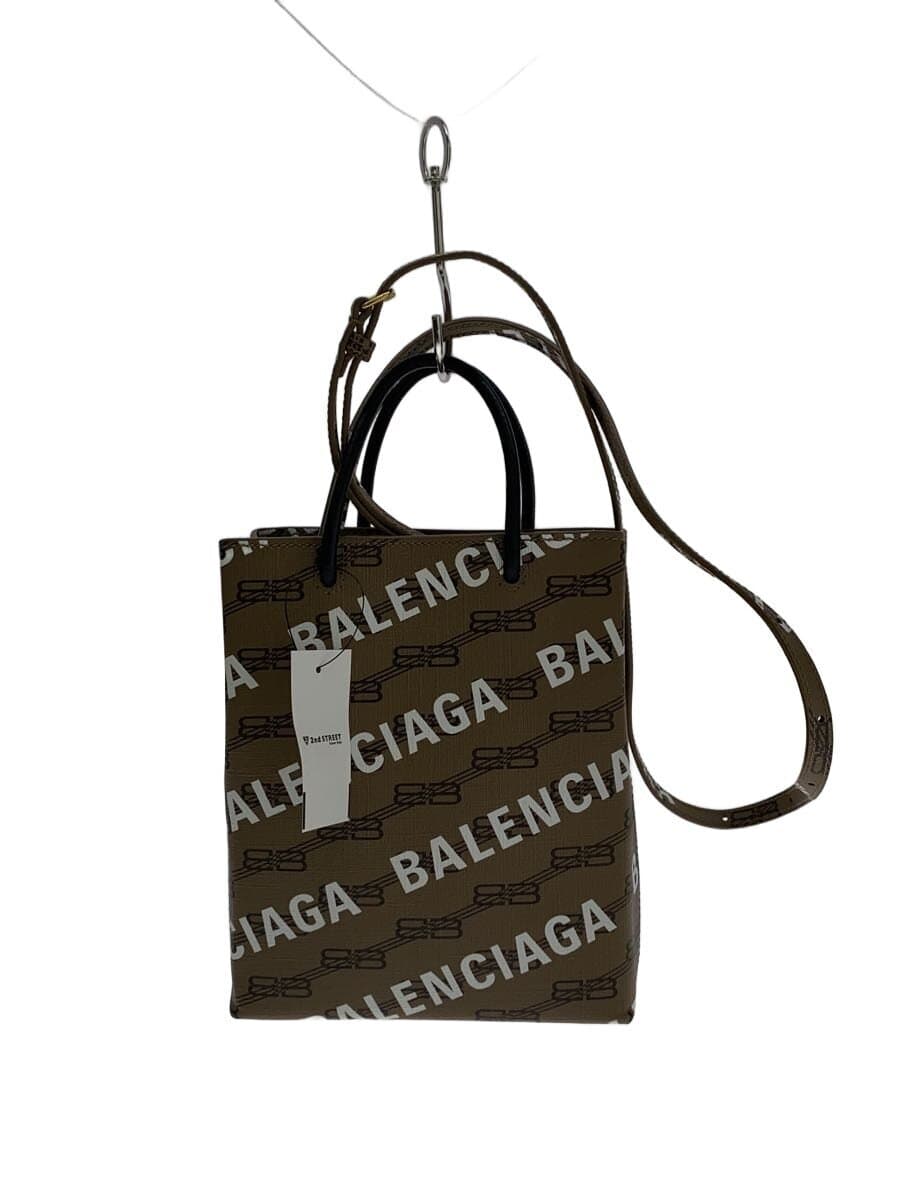 BALENCIAGA Shoulder Bag Leather CML All Over Pattern 693805