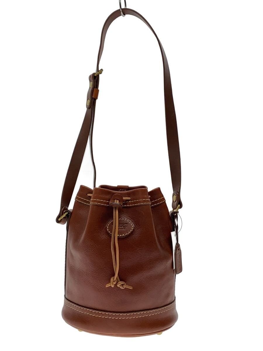 HERZ Shoulder Bag Leather BRW