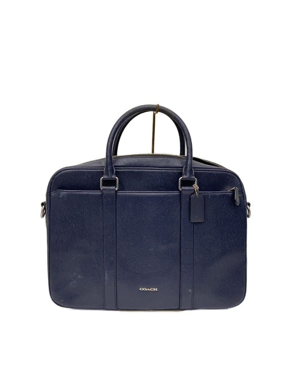 COACH Briefcase Leather NVY F71681
