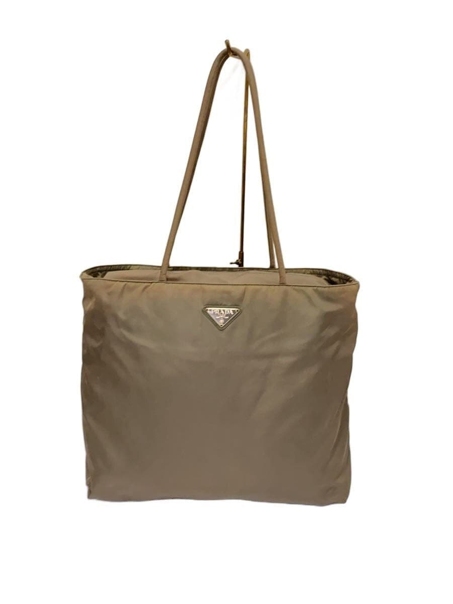 PRADA bag nylon khaki plain