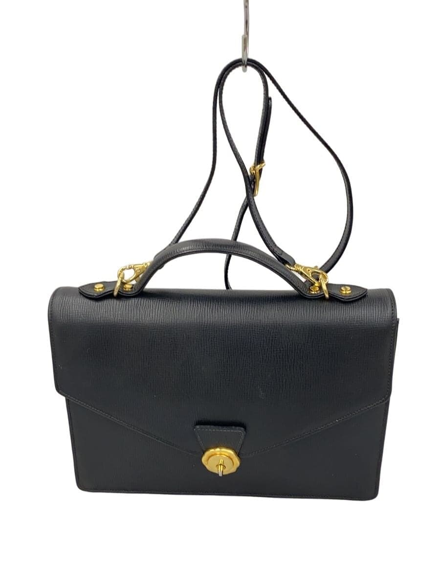 BALLY Tote Bag Leather BLK Solid