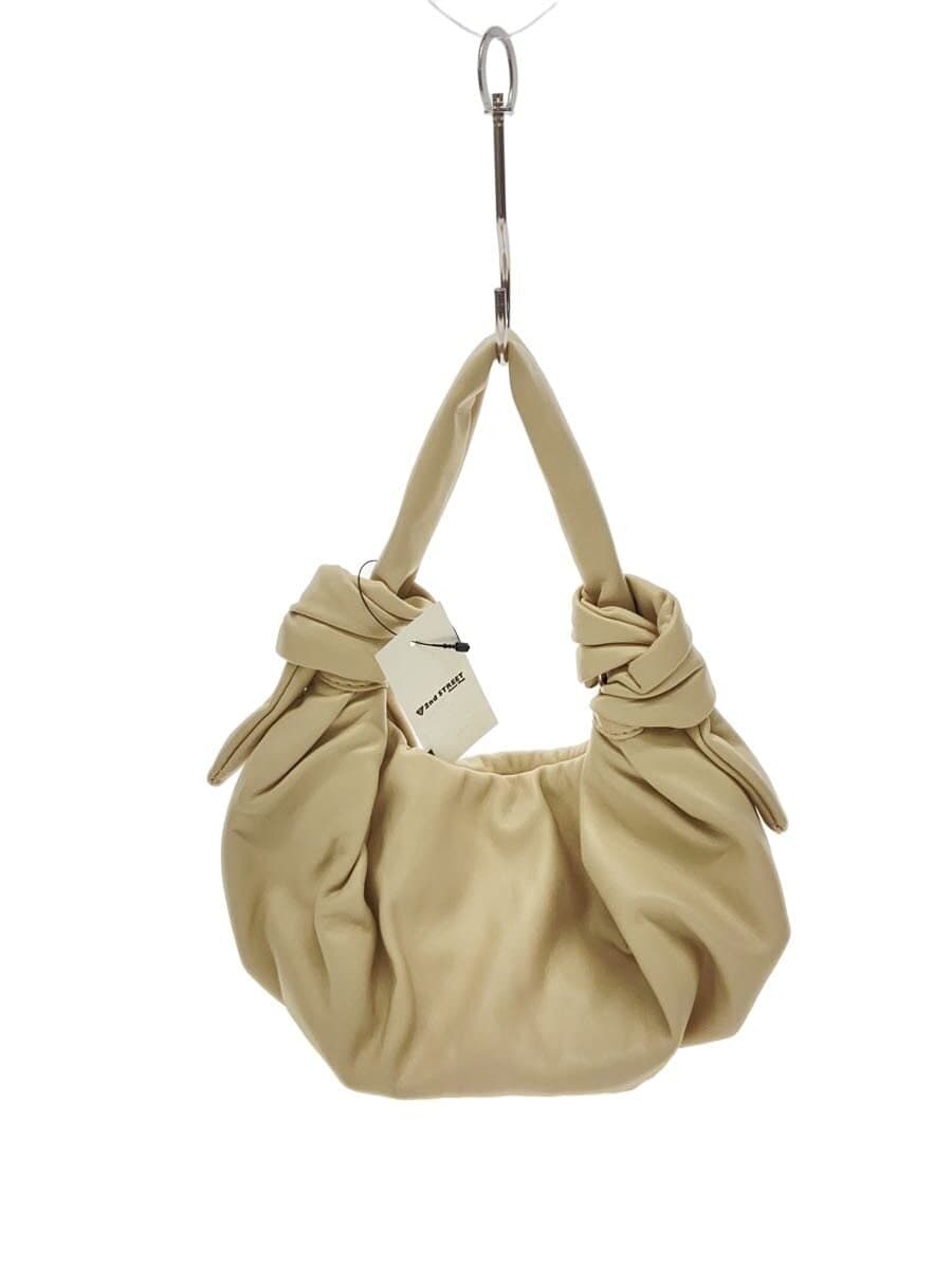 ZARA Handbag Faux Leather CRM Solid