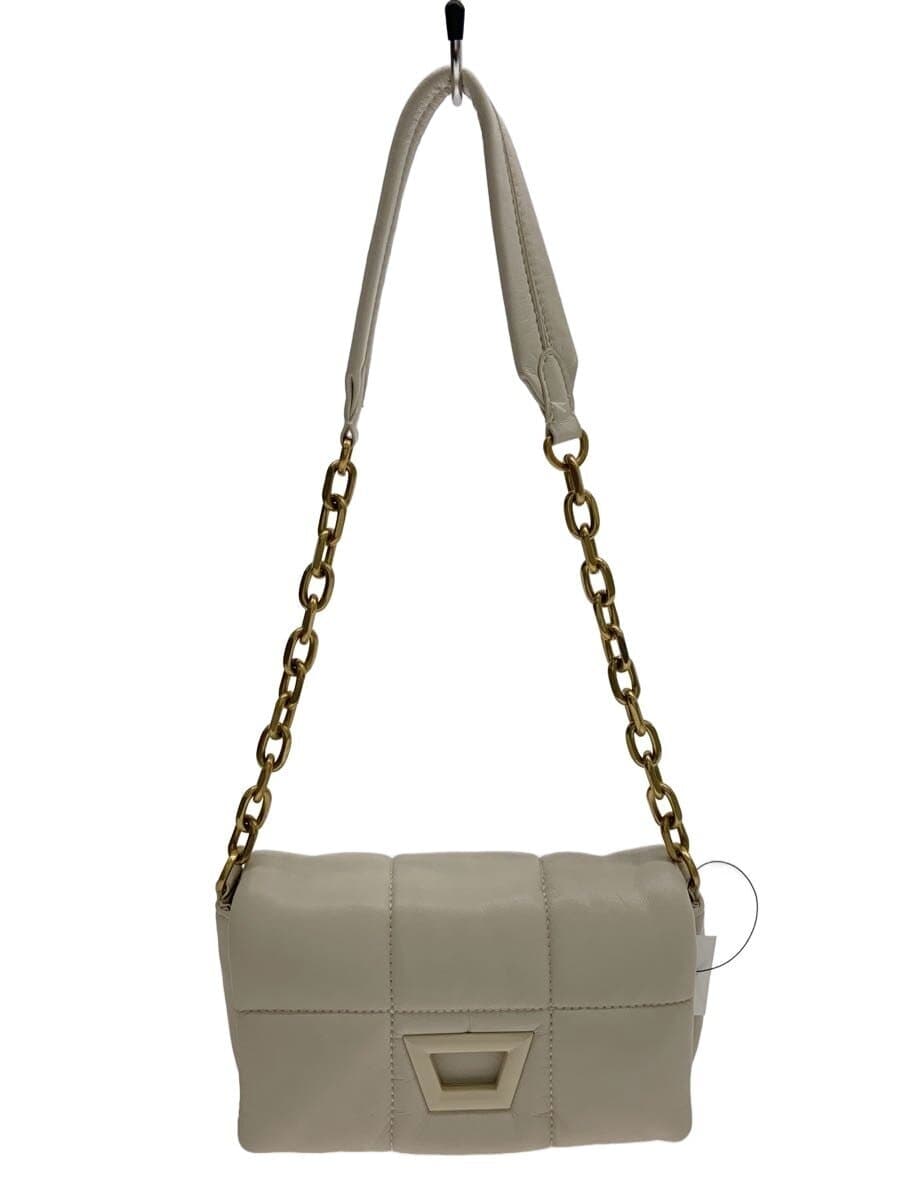 ZARA Shoulder Bag Faux Leather CRM Solid