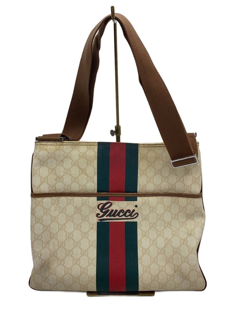 GUCCI Shoulder Bag_GG Supreme _Sherry Line PVC CRM