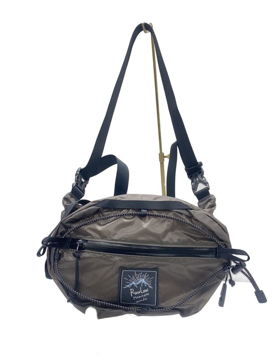 Raw Low Mountain Works Shoulder Bag Nylon Gray