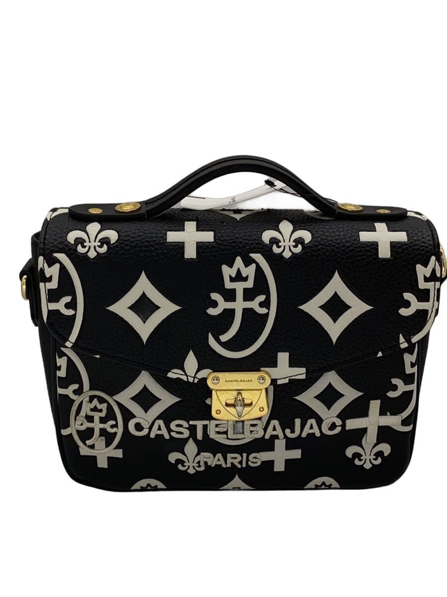 CASTELBAJAC bag leather black monogram