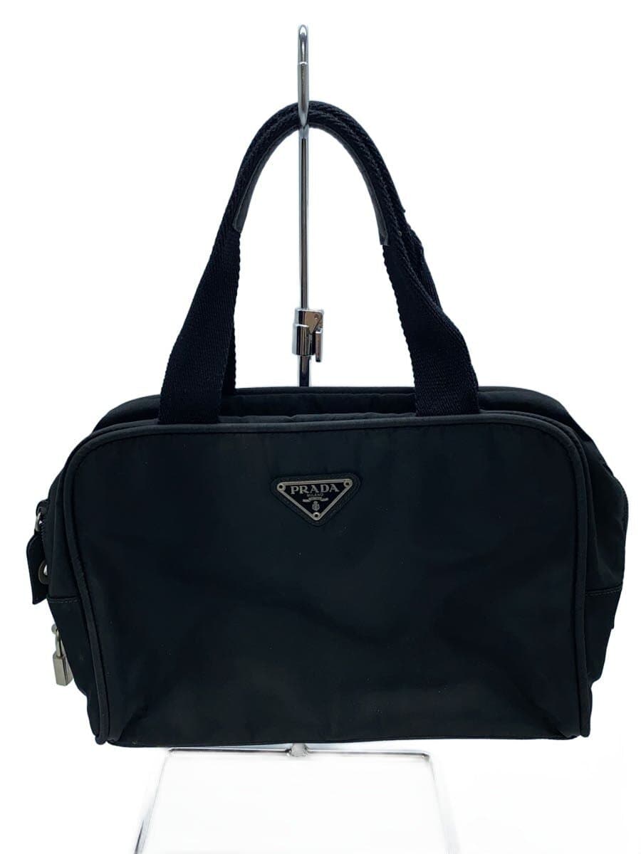 PRADA Handbag Nylon BLK