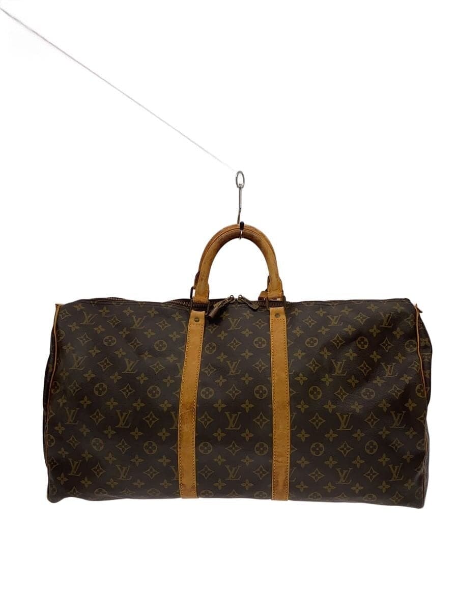 LOUIS VUITTON Boston Bag Leather BRW