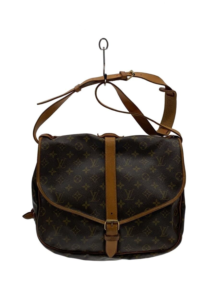 LOUIS VUITTON 1) Somer 35 Monogram Canvas PVC BRW M42254