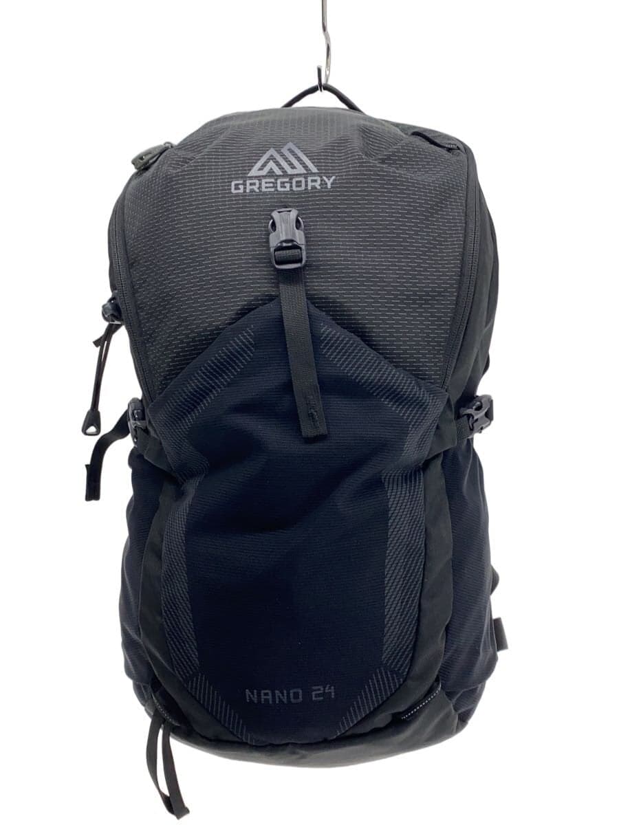 GREGORYNANO24 Backpack Nylon BLK Solid NANO24
