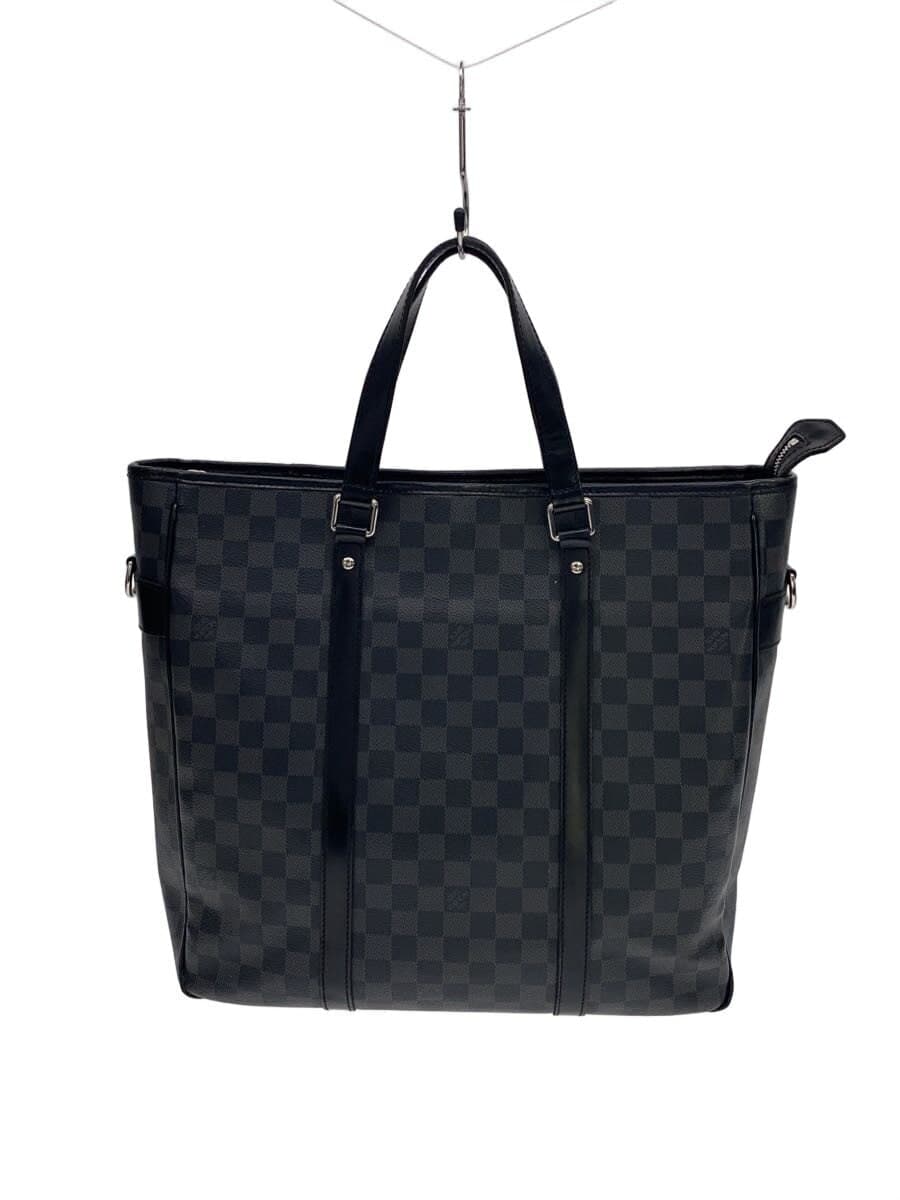 LOUIS VUITTON Tadao PM_Damier Graphite PVC BLK N41259