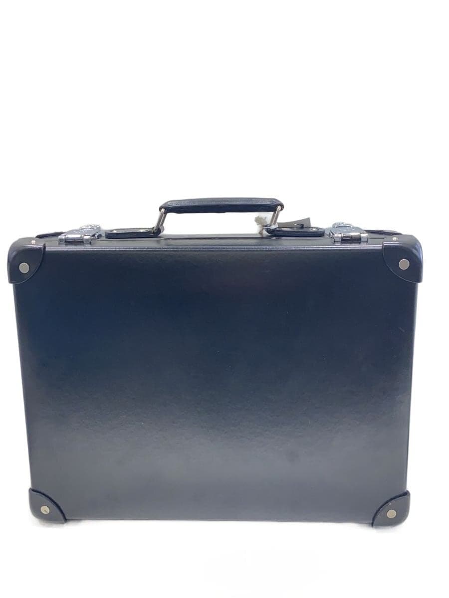 GLOBE TROTTER Attache Case Leather BLK Solid