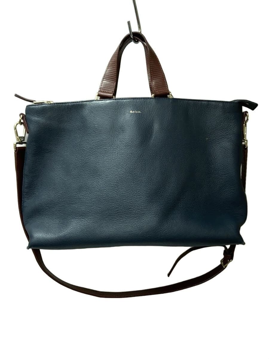 Paul Smith Shoulder Bag Leather NVY Solid