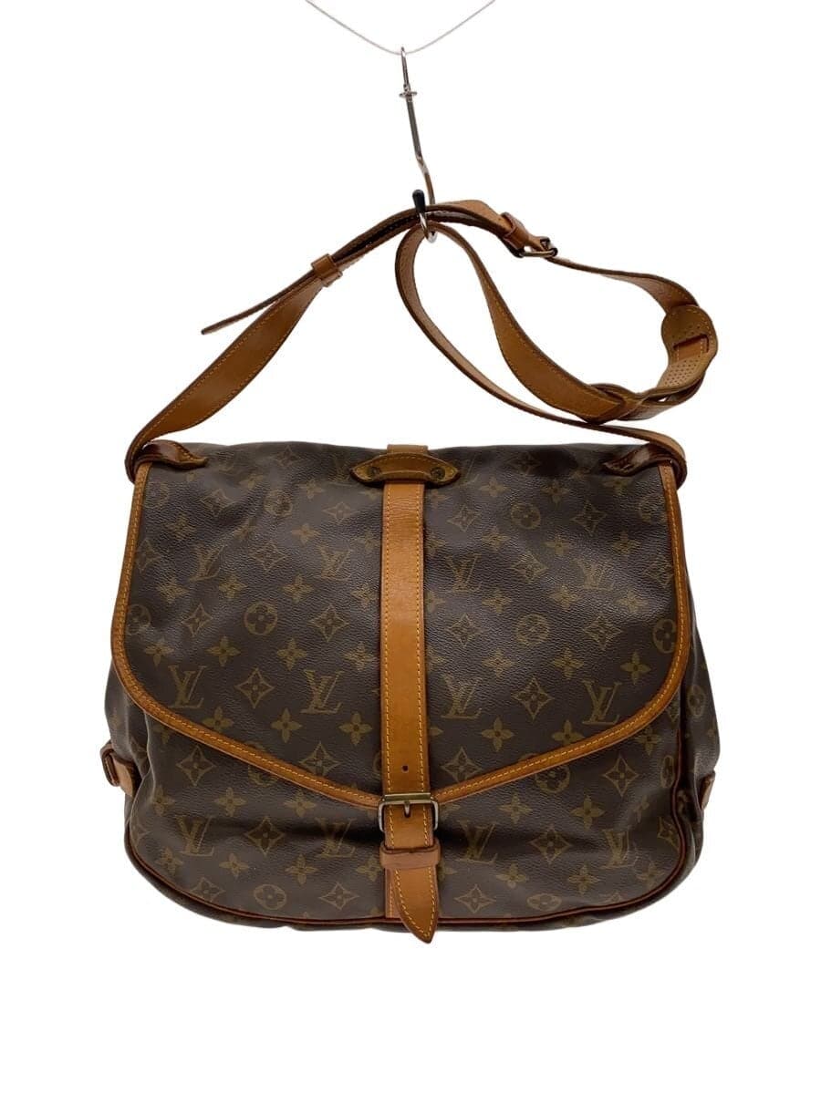 LOUIS VUITTON1)Saumur 35_Monogram Canvas Canvas