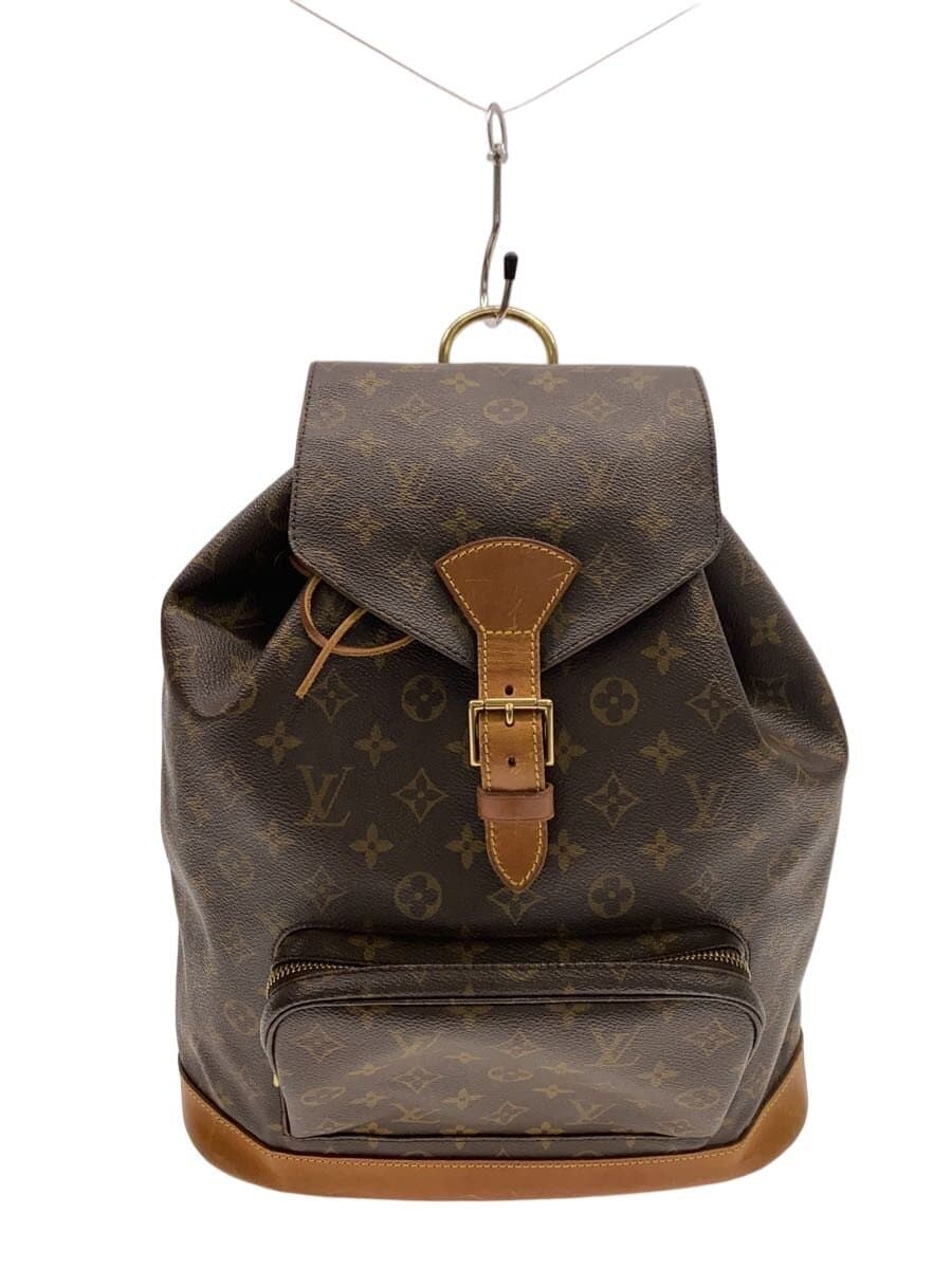 LOUIS VUITTON Montsouris _Monogram Canvas PVC BRW