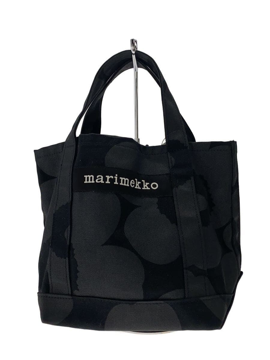marimekko Handbag Canvas BLK 047586