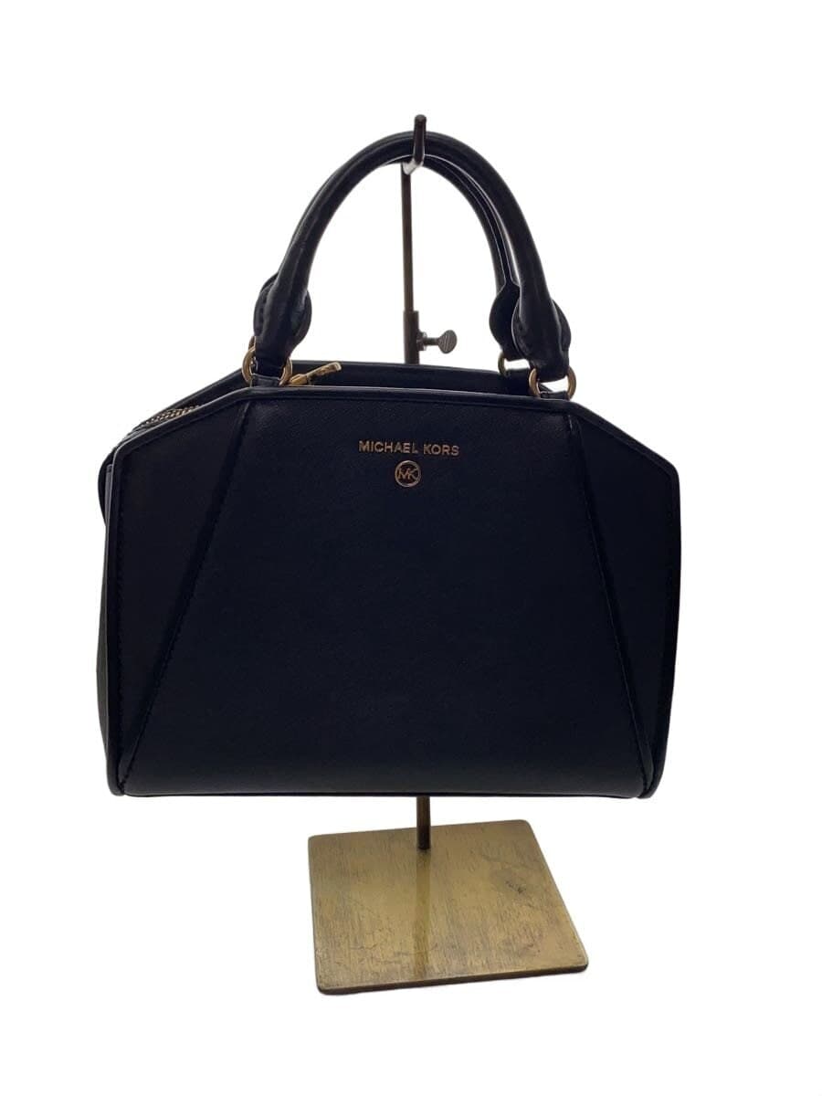 MICHAEL KORS Shoulder Bag Leather BLK AC-2106