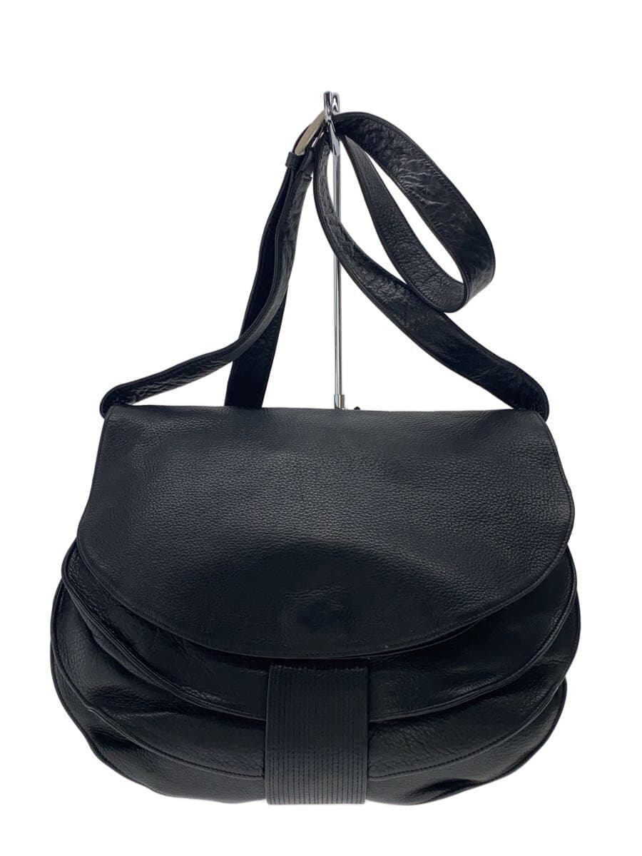 michiamo Shoulder Bag Leather BLK