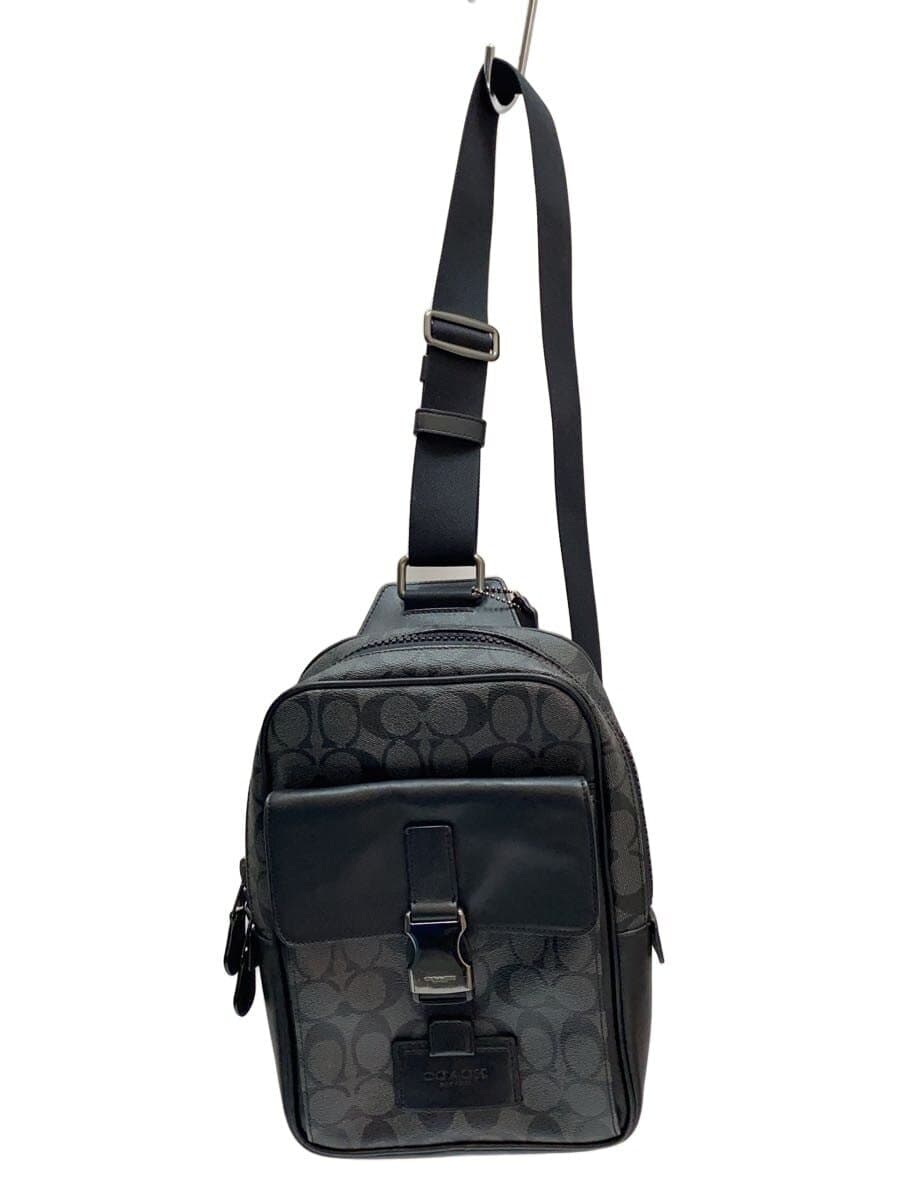 COACH Shoulder Bag PVC BLK C2711