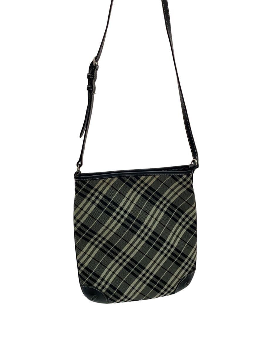 BURBERRY BLUE LABEL shoulder bag canvas GRY ZA414-600-09