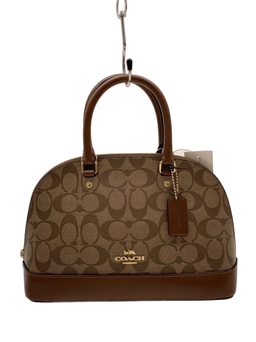 COACH Handbag Canvas BRW F1923-F27583