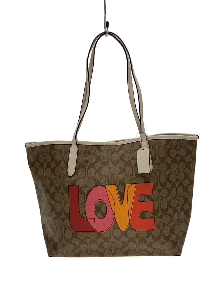 COACH Tote Bag -- BRW All-over Print L2054-C2810