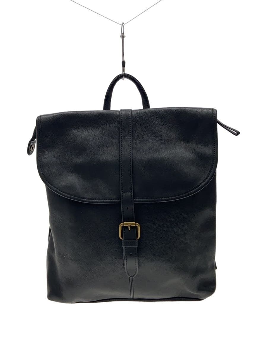 FAUCON Backpack Leather Black Solid HK1906000