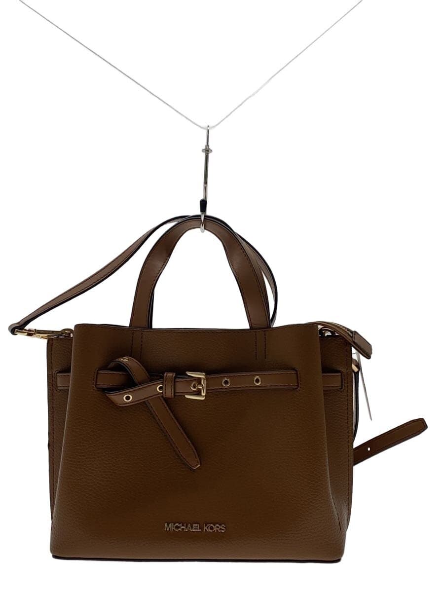 MICHAEL KORS Handbag Leather BRW Solid 35f0gu5s5t