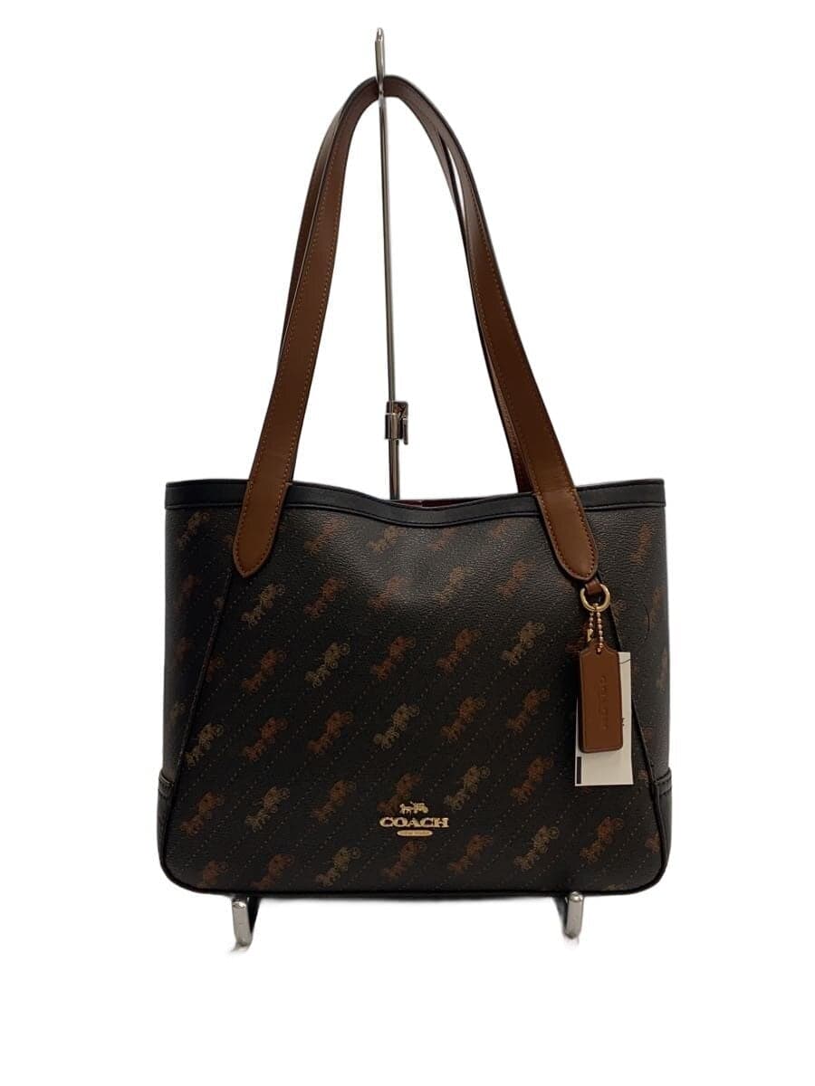 COACH Tote Bag BLK×BRW All-over Pattern C4060