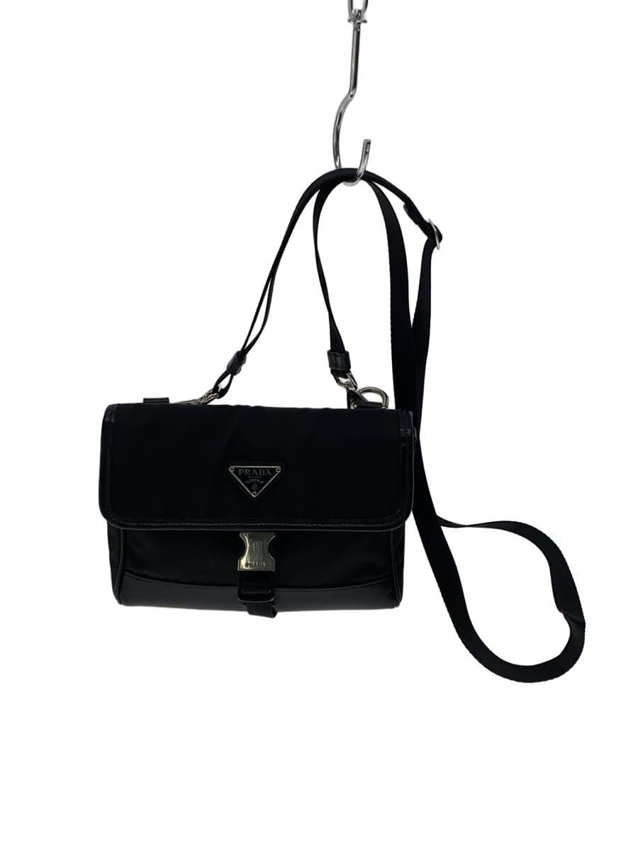 PRADA Shoulder Bag Nylon BLK 2zh108